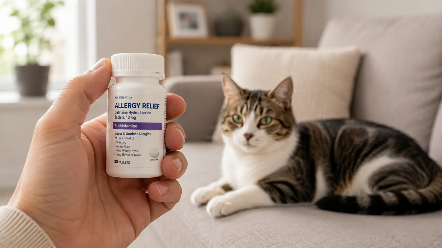 Best Allergy Medication for Cat Owners (Antihistamines & Sprays)
